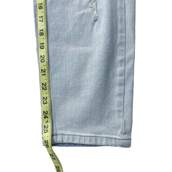 Wild Fable High Rise Distressed Mom Ankle Jeans Size 2 Light Wash - Picture 9 of 13